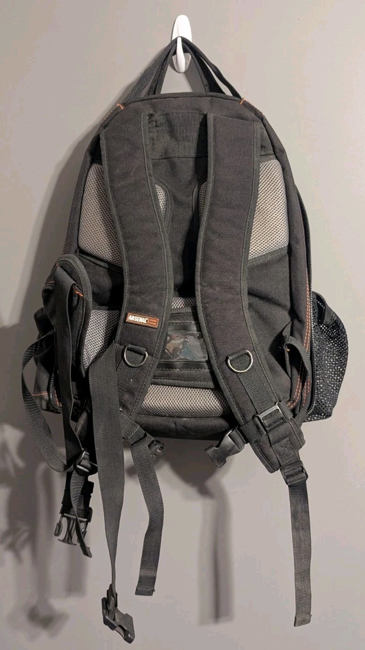Ergodyne Arsenal 5843 Tool Backpack Dual Compartments Black Regular