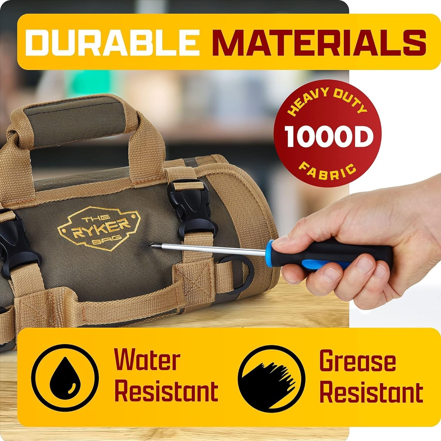 Mechanic Tool Bag Organizer with Heavy Duty Design and Convenient Storage
