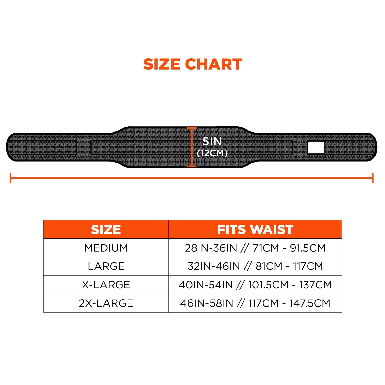 Arsenal 5555 5Inch Padded Base Layer Work Tool Belt Large Black Heavy Duty