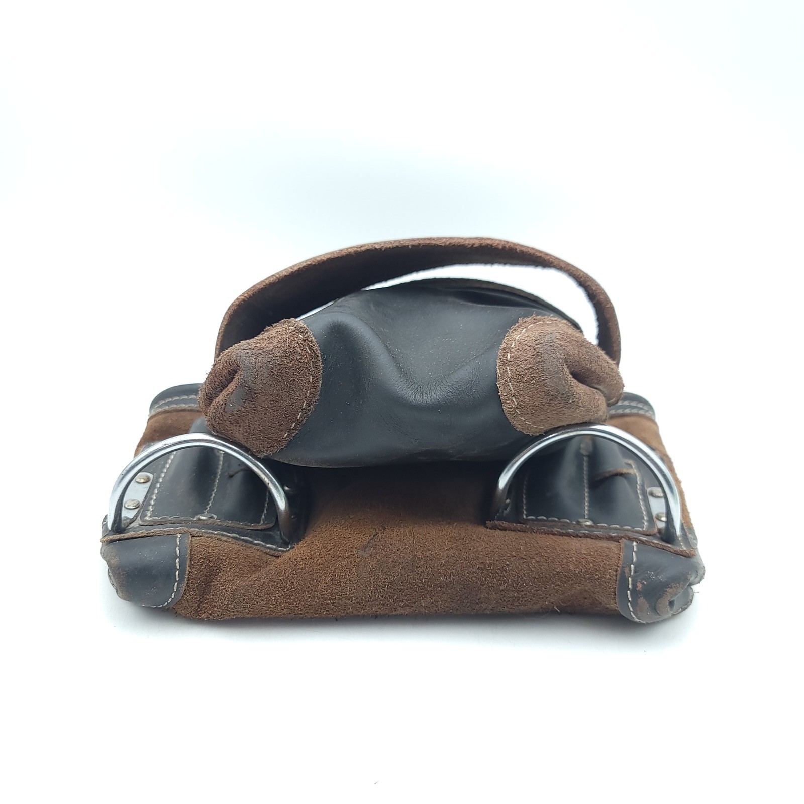 AWP Leather Fastener & Tool Pouch Bag – Brown/Black Leather