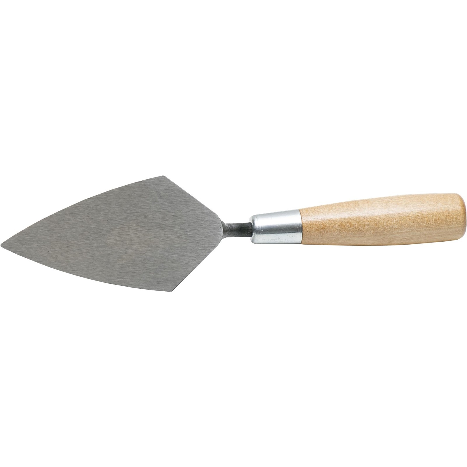 Heavy-Duty Pointing Trowel with Leather Holster, Wood Handle, 5″x2.5″ Steel Blad