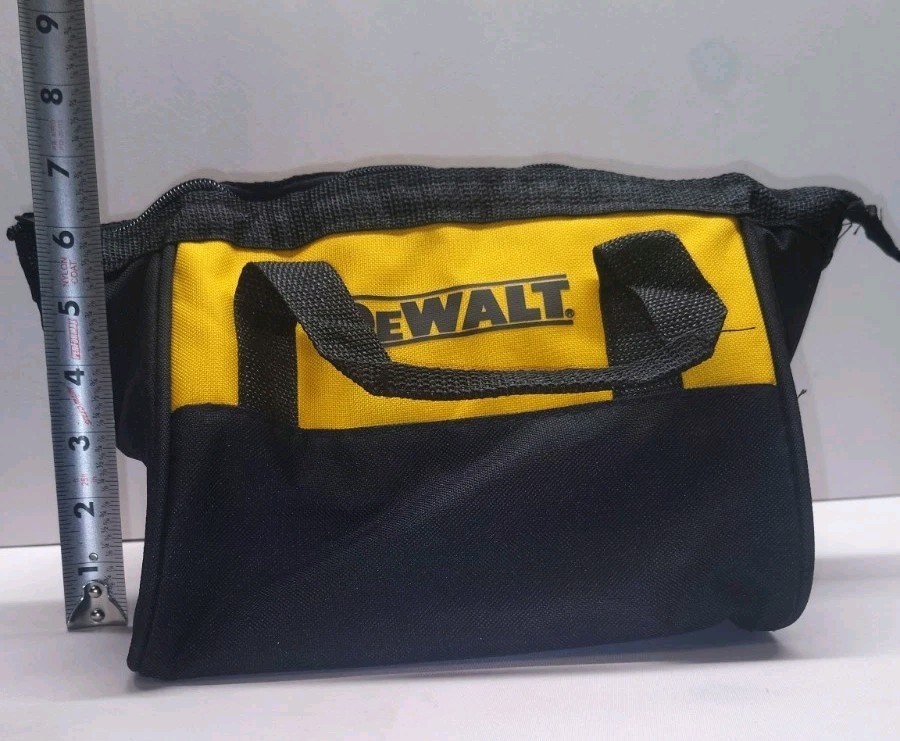 DeWalt 9″ X 9″ X 8″ Small Canvas Tool Bag New Fast Shipping