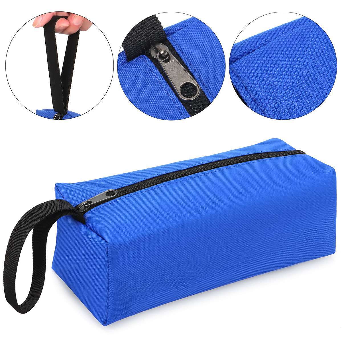 Multipurpose Oxford Cloth Tool Pouch Bag Zipper Small Organizer Pouch Heavy Duty