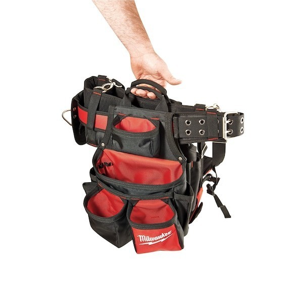 Milwaukee 48-22-8120 Contractor Work Belt w/ Suspension Rig 24 Pocket Tool Belt