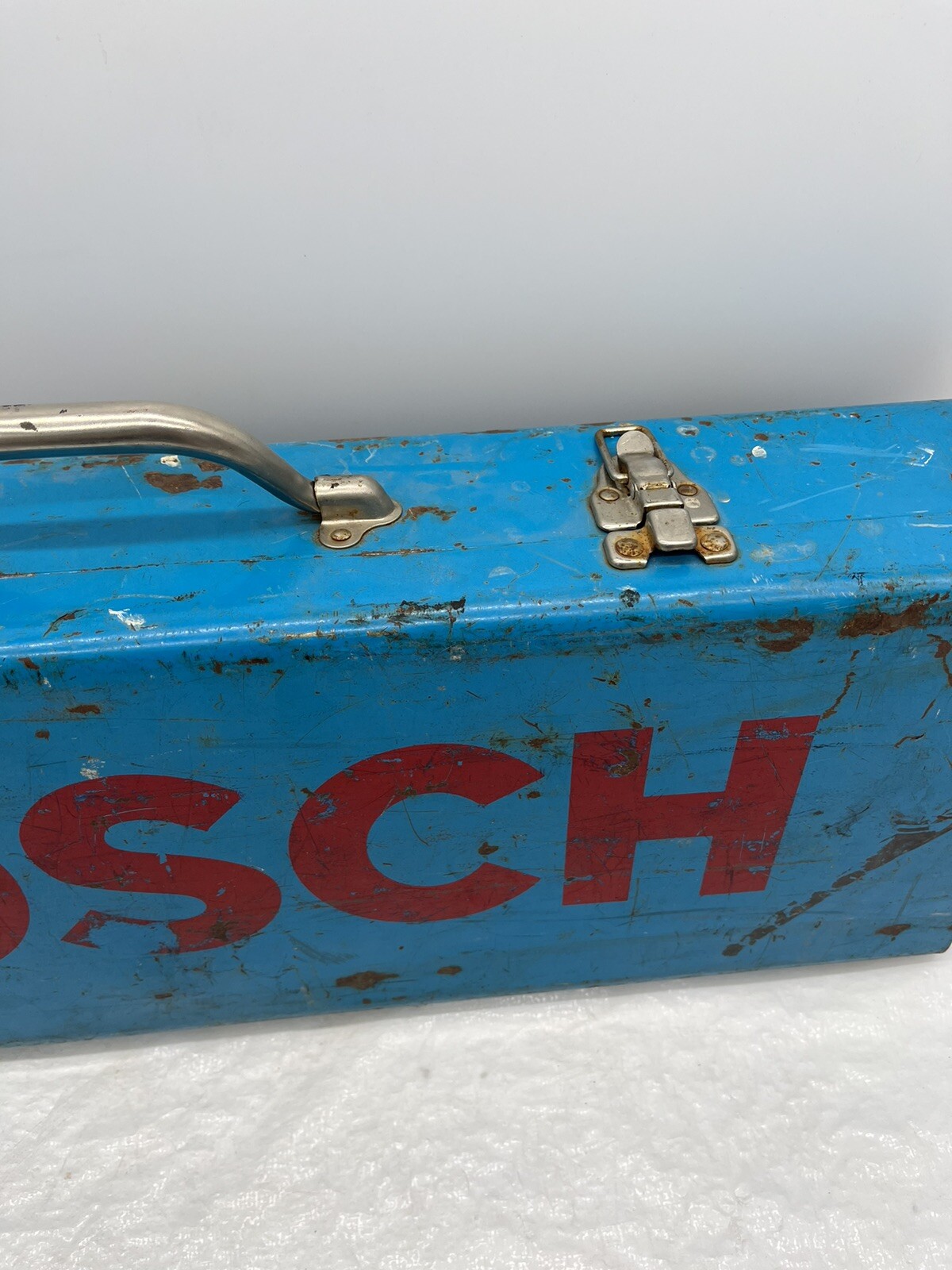 Vintage BOSCH Reciprocating Saw CASE ONLY Metal Box w/Handle & Clasps