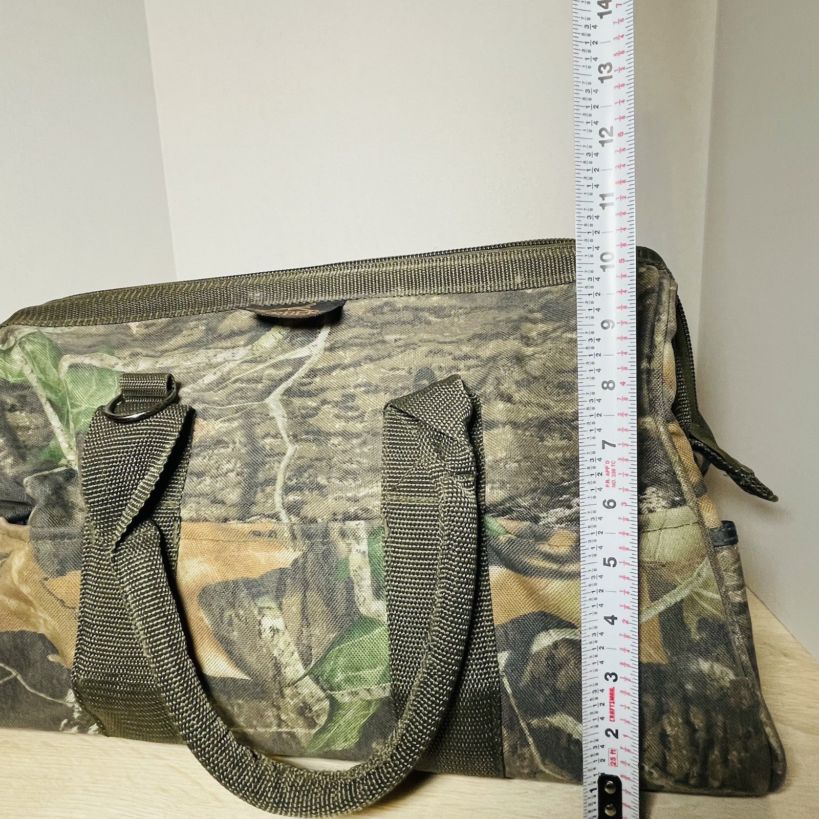 VTG Gerber Wide Mouth Tool Gear Bag Camo Utility Canvas Heavy Duty Multi Pocket