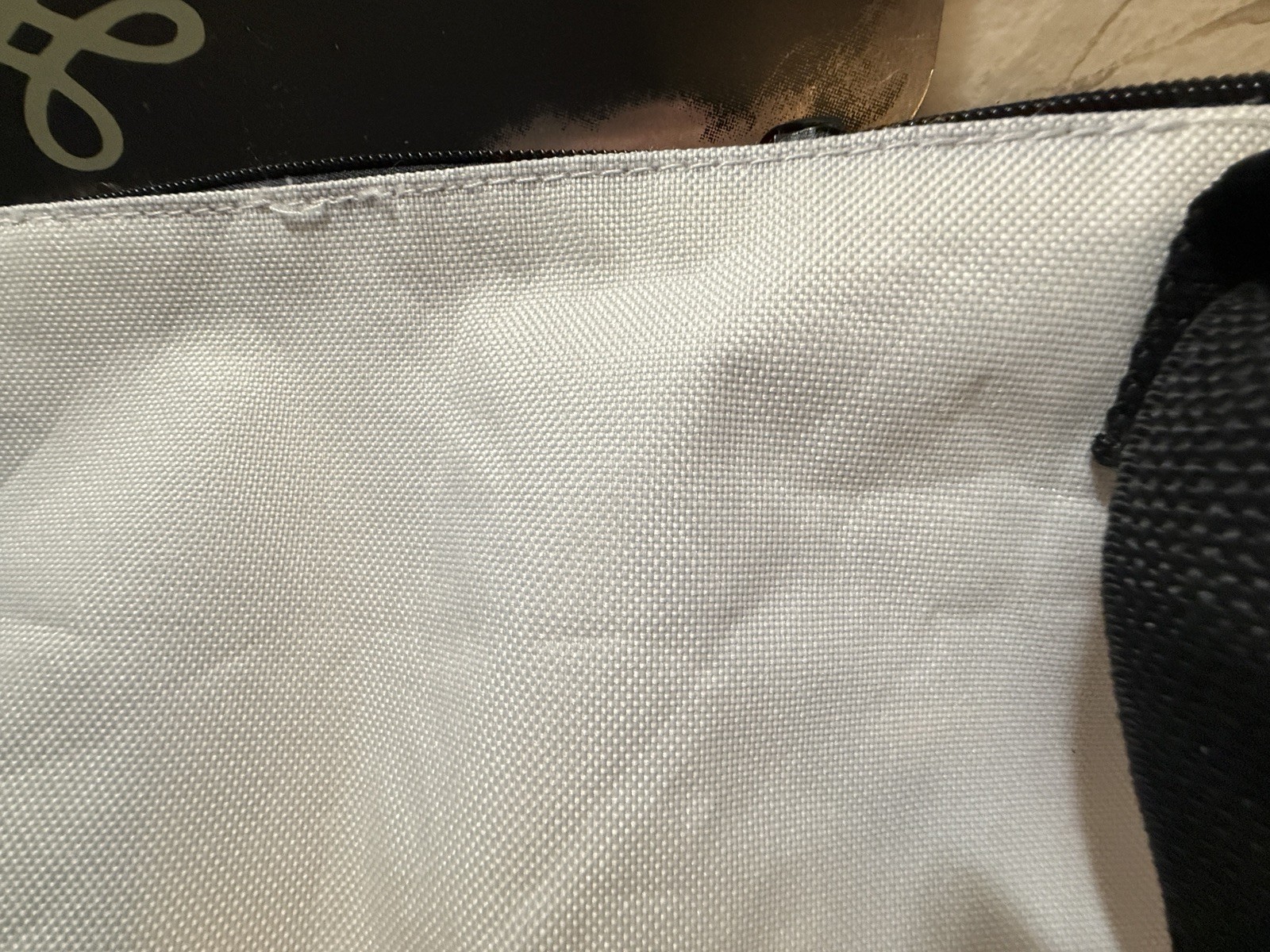 Sherwin Williams Empty White/Green/Black Canvas Tote Bag GREEN SURE Embroidered
