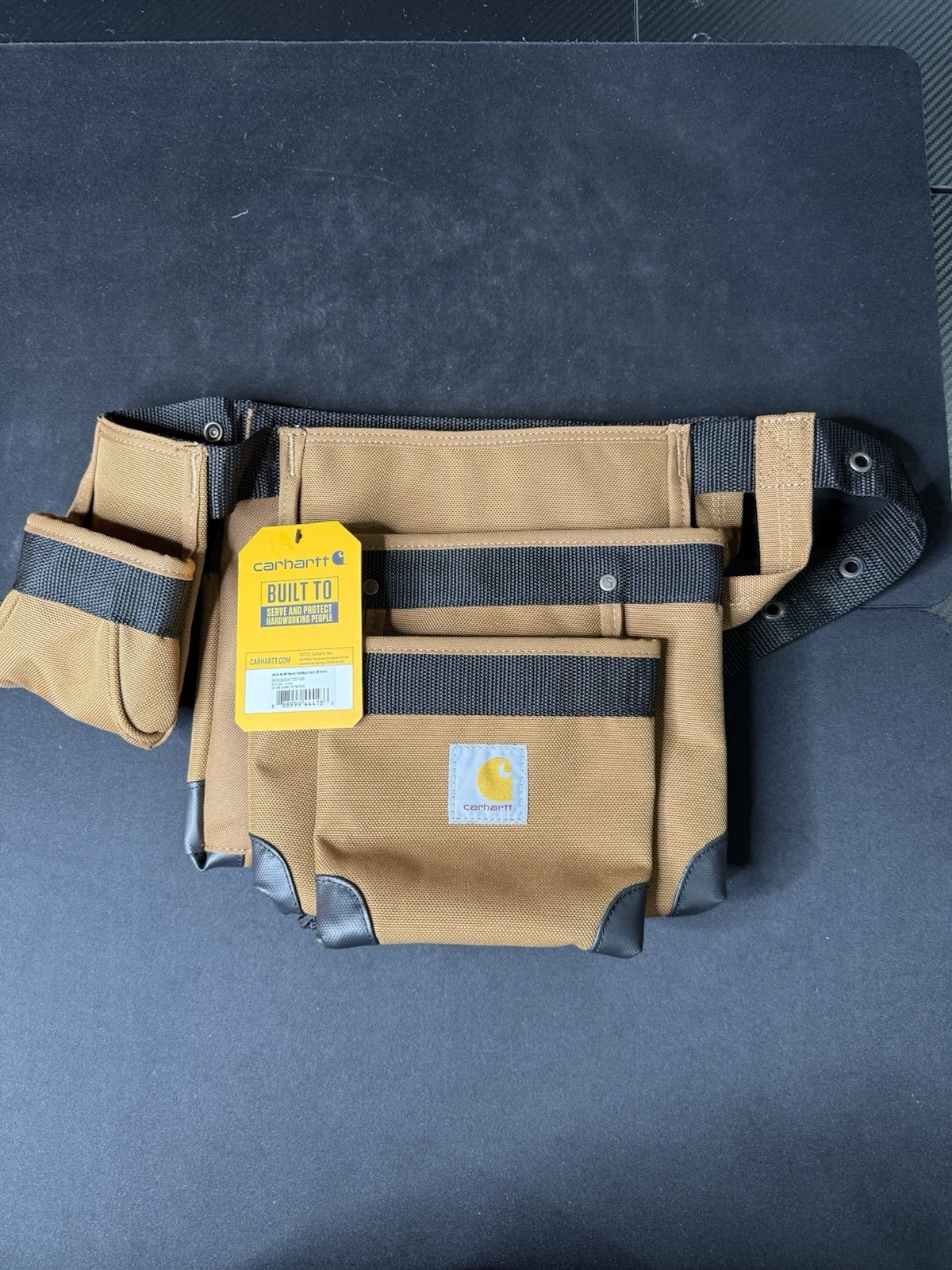 New! Carhartt 7 Pocket Tool Belt CT0347 Rain Defender One Size Fits All – NWT!