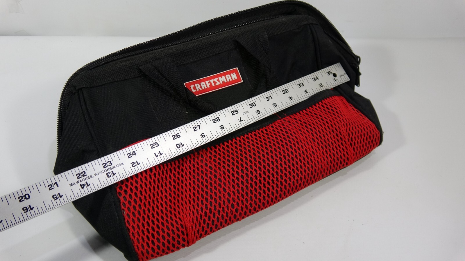 Craftsman Tool Bag w/ Handle Mesh Pockets 13″ Part No-37537