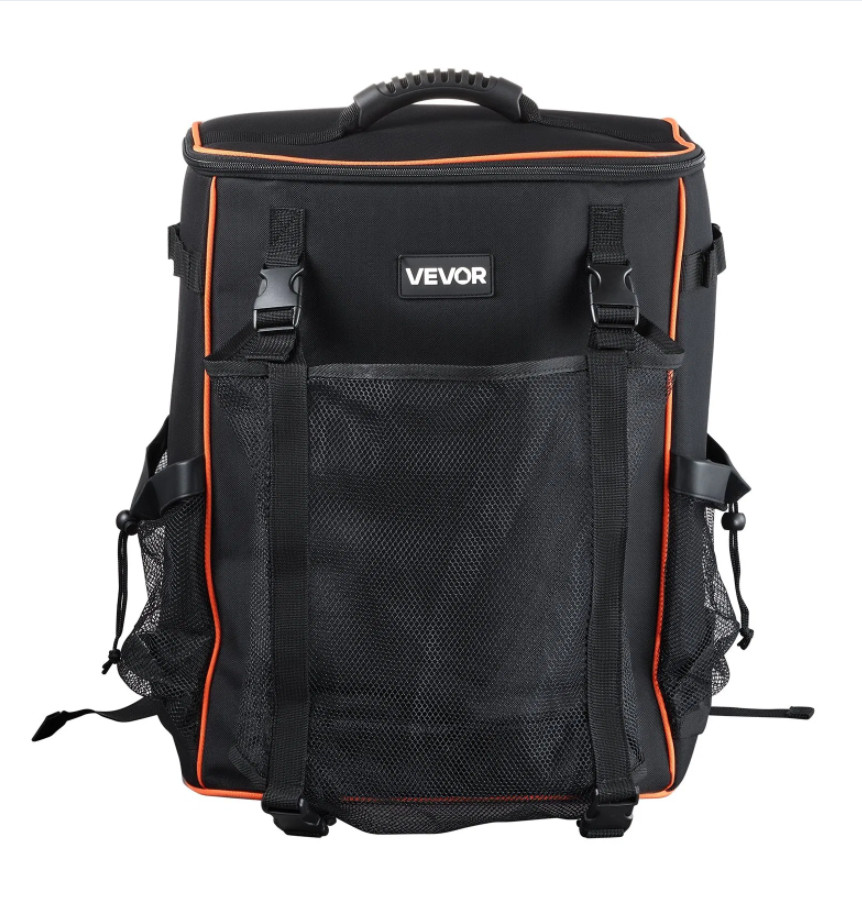 35.6L Welding Backpack 600D Polyester Welder Backpack for Tools and Helmet