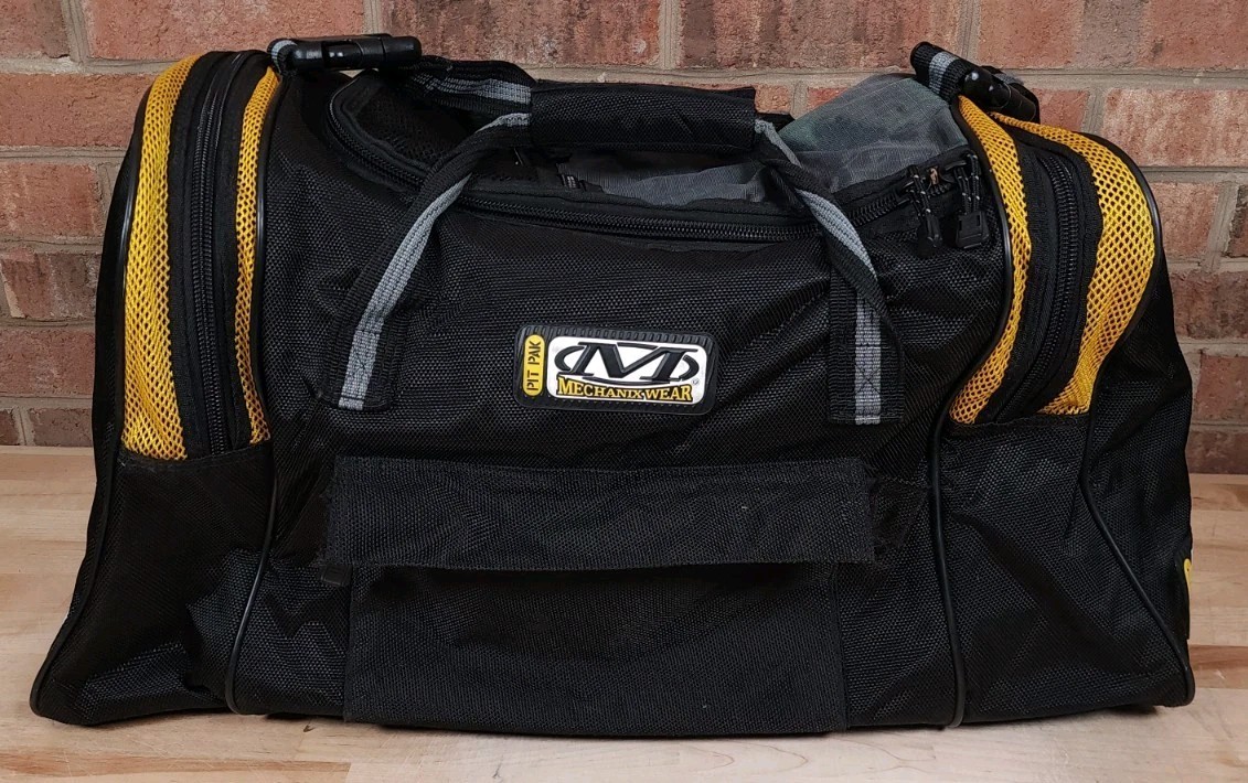 Mechanix Wear Large Heavy Duty Pit Pack Black Duffle Tool Bag 25″ Travel Gear