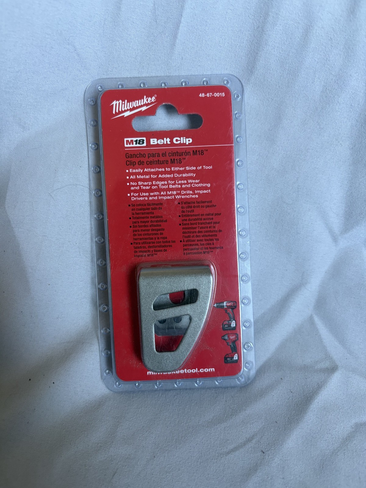 Milwaukee M18 Belt Clip, Model #48-67-0015, ; Brand New in Package, Never Opened