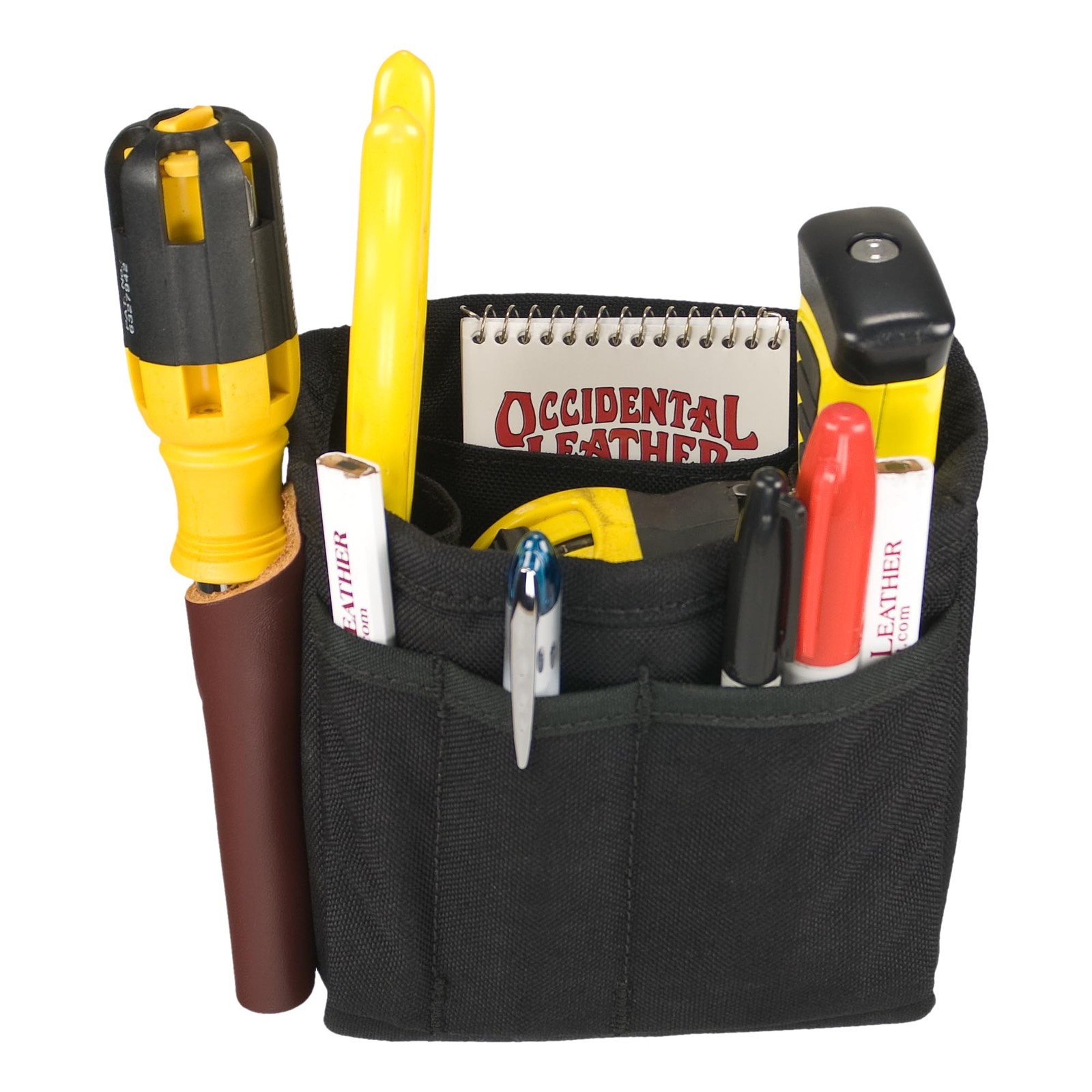 Occidental Leather Task Pouch – Fits Up to 2” Work Belt – Made in USA Black