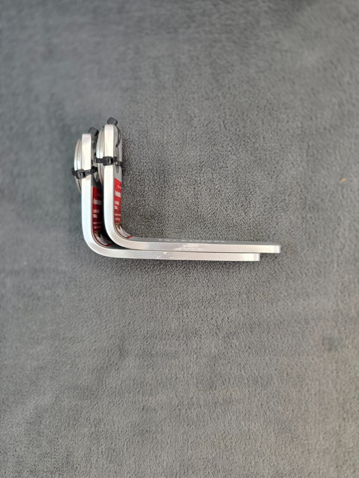 (2) Husky L Hanger Hook for Pneumatic Tools ~ Size Small