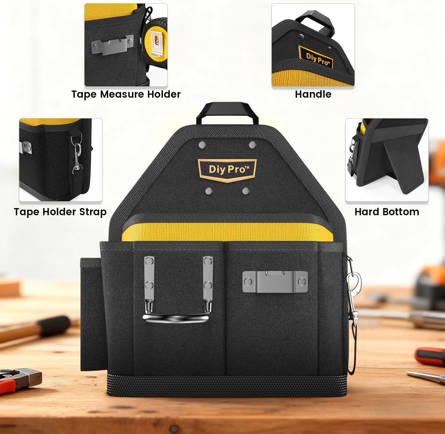 Tool Pouches, Tool Belt Pouch, Electrician Tool Pouch, Quickly Attach & Release