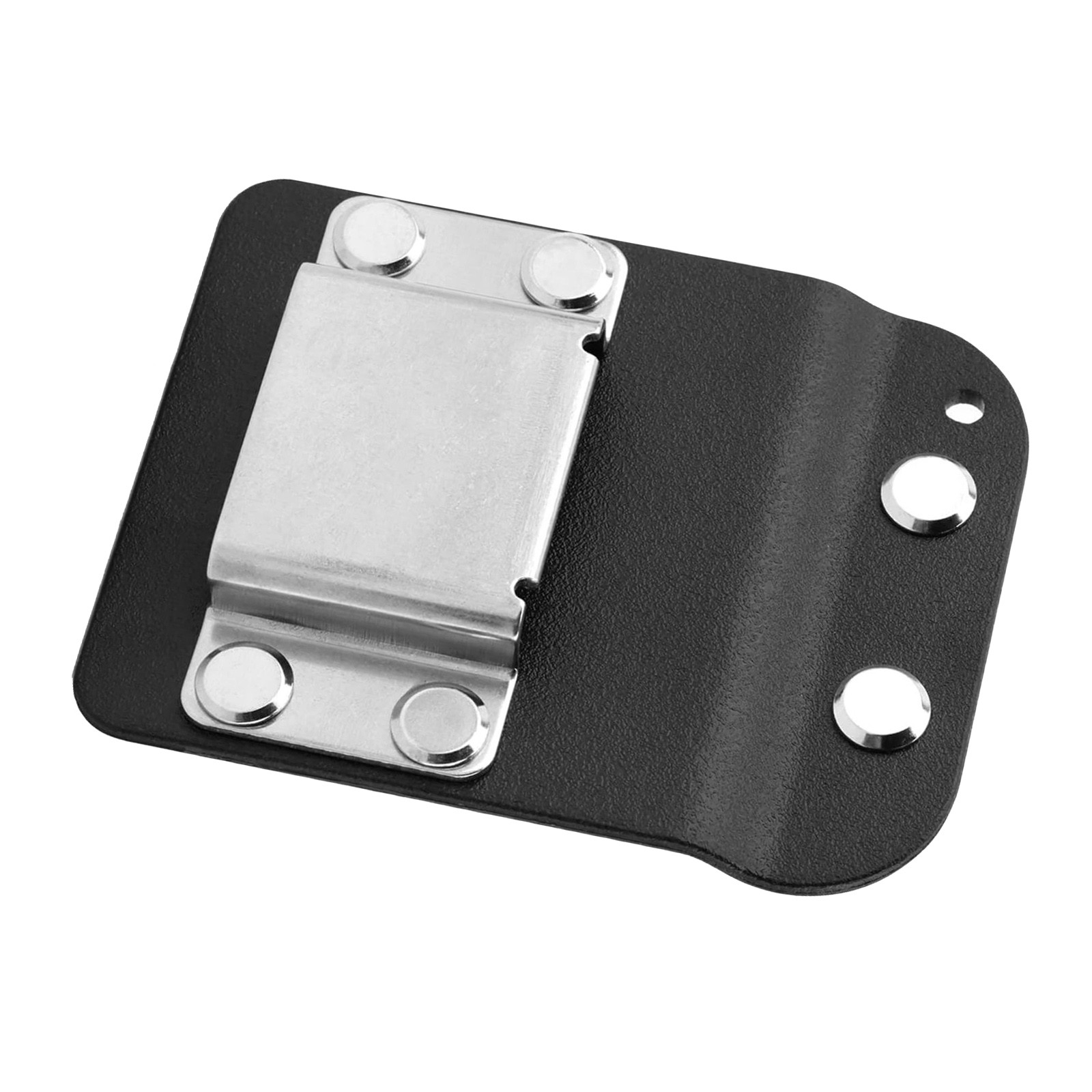 Tool Belt Clip Tape Measure Holder Black Metal Nylon Drill Holster Low Profile