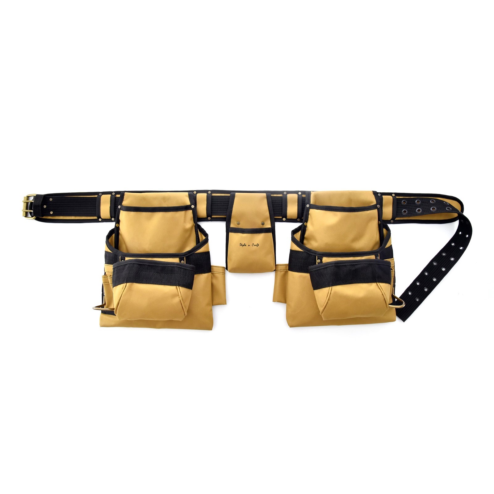 Style n Craft 76422 – 4 Piece 15 Pocket Framer’s Combo in Heavy Duty Polyester
