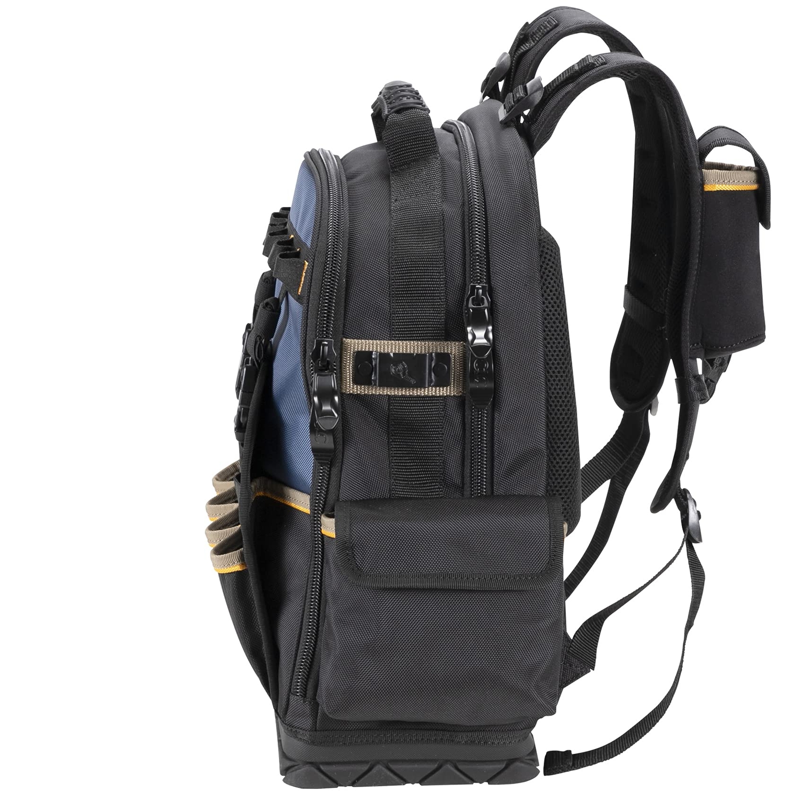 CLC Molded Base Tool Backpack with 38 Pockets for Electronics and Tools