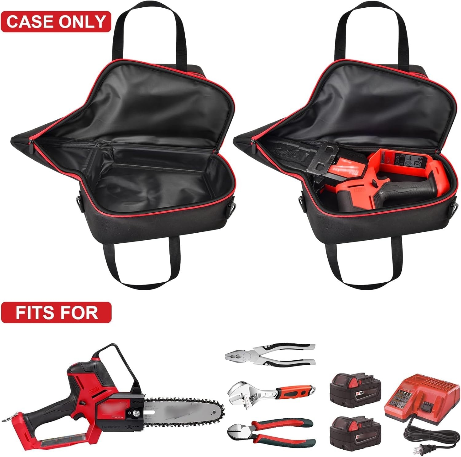 Soft Carry Case for Milwaukee M18/M12 Fuel Cordless Power Tools
