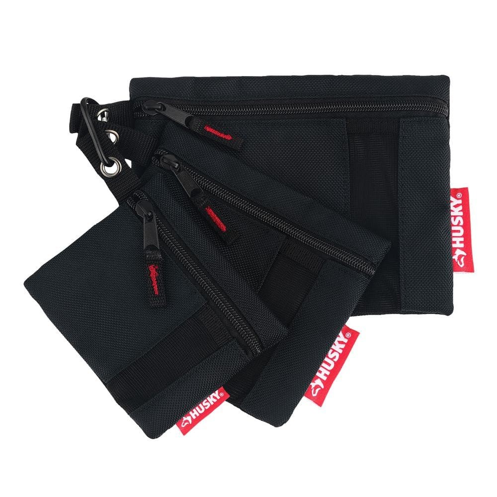 Assorted Size Parts Organizer Pouch Bag Set Heavy Duty Durable Tool Storage New