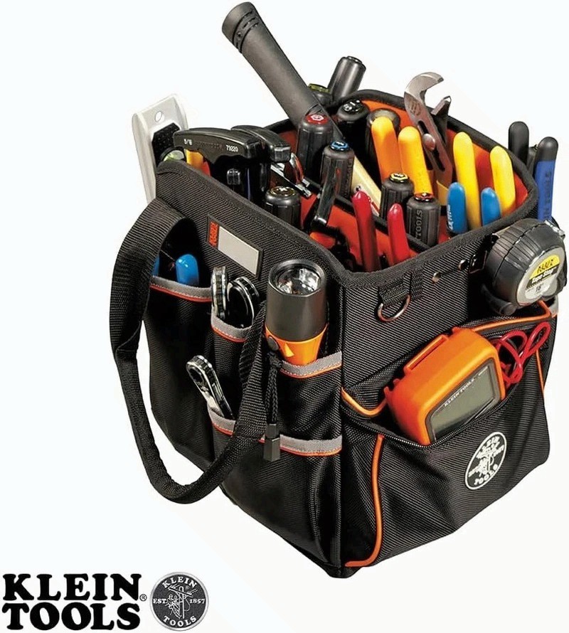 Klein Tools Tradesman Pro Tool Tote 40 Pocket 10 in 5541610-14