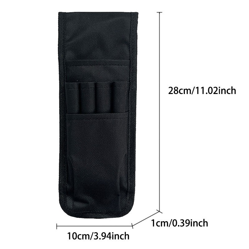 2x Tool Belt Pouch Small Lightweight Compact Tool Holder Nylon Organizer Pocket