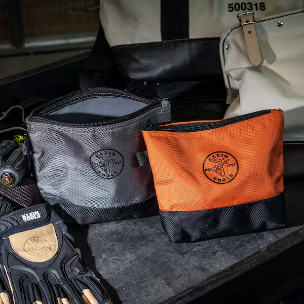 9 in. Stand-Up Zipper Tool Bag (2-Pack)