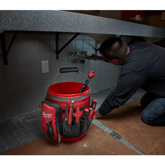10″ Bucket Tool Organizer Bag Heavy Duty Storage for Tools & Gear