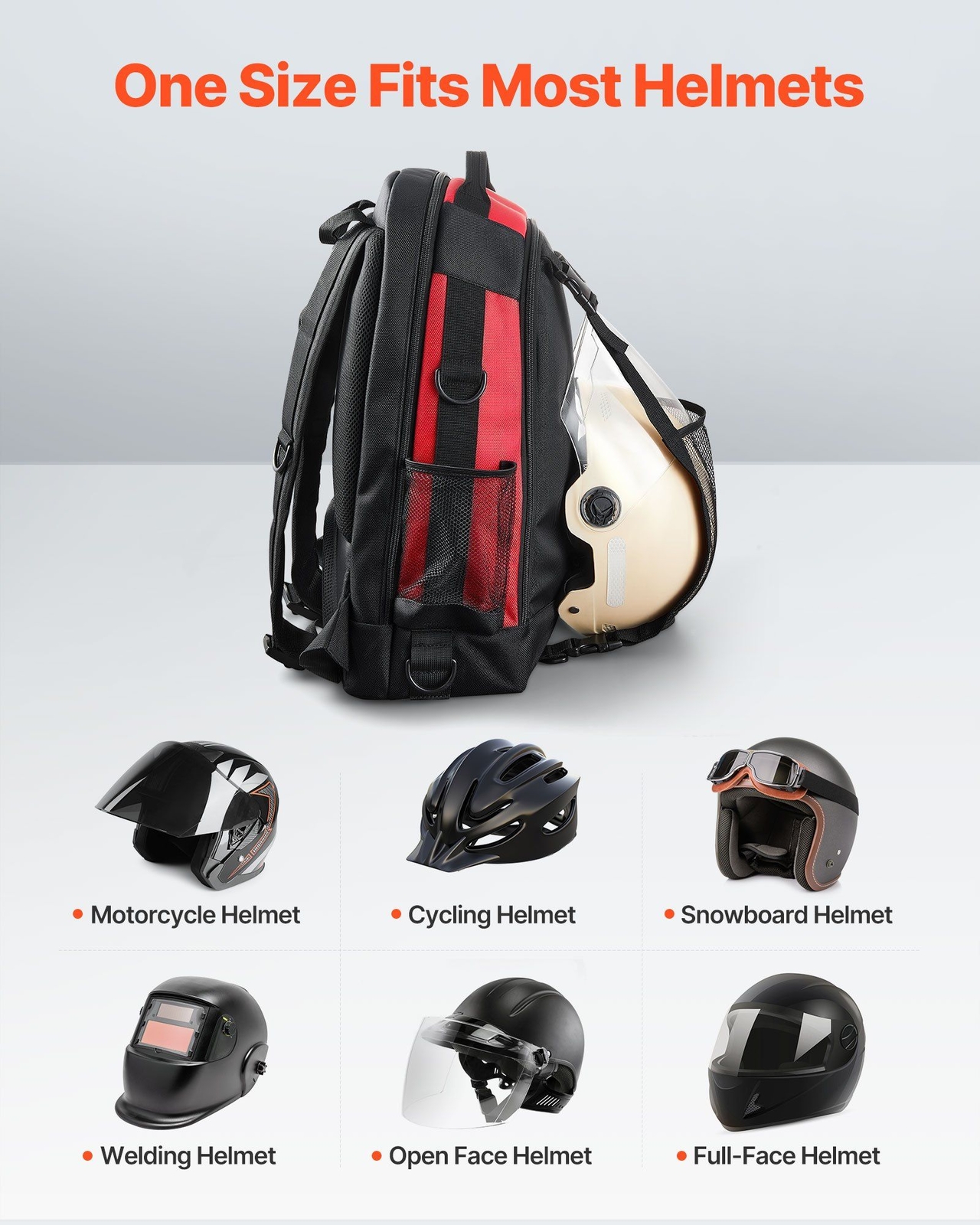 25.2L Welding Backpack 1680D Polyester Welder Backpack for Tool and Helmet