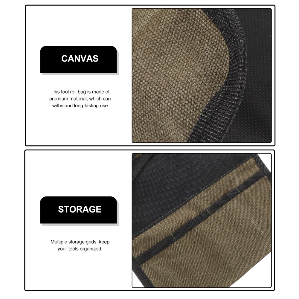 2 PCS Storage Bag for Hand Tools Bags Men Canvas Pouches Carrier
