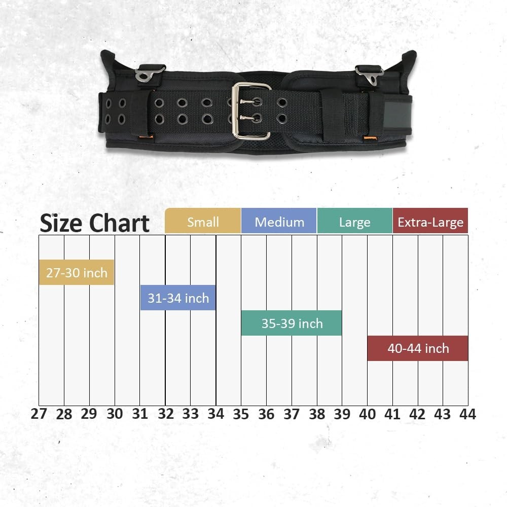 Heavy-Duty Ballistic Padded Tool Work Belt | Compatible with Pouches & Suspender