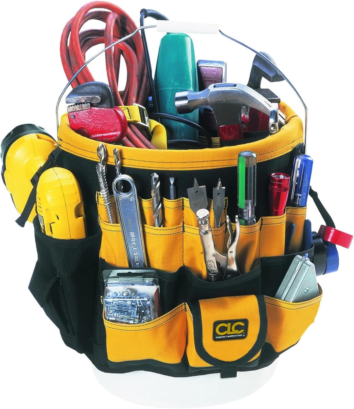 Ballistic Polyester Bucket Organizer, 61 Pockets