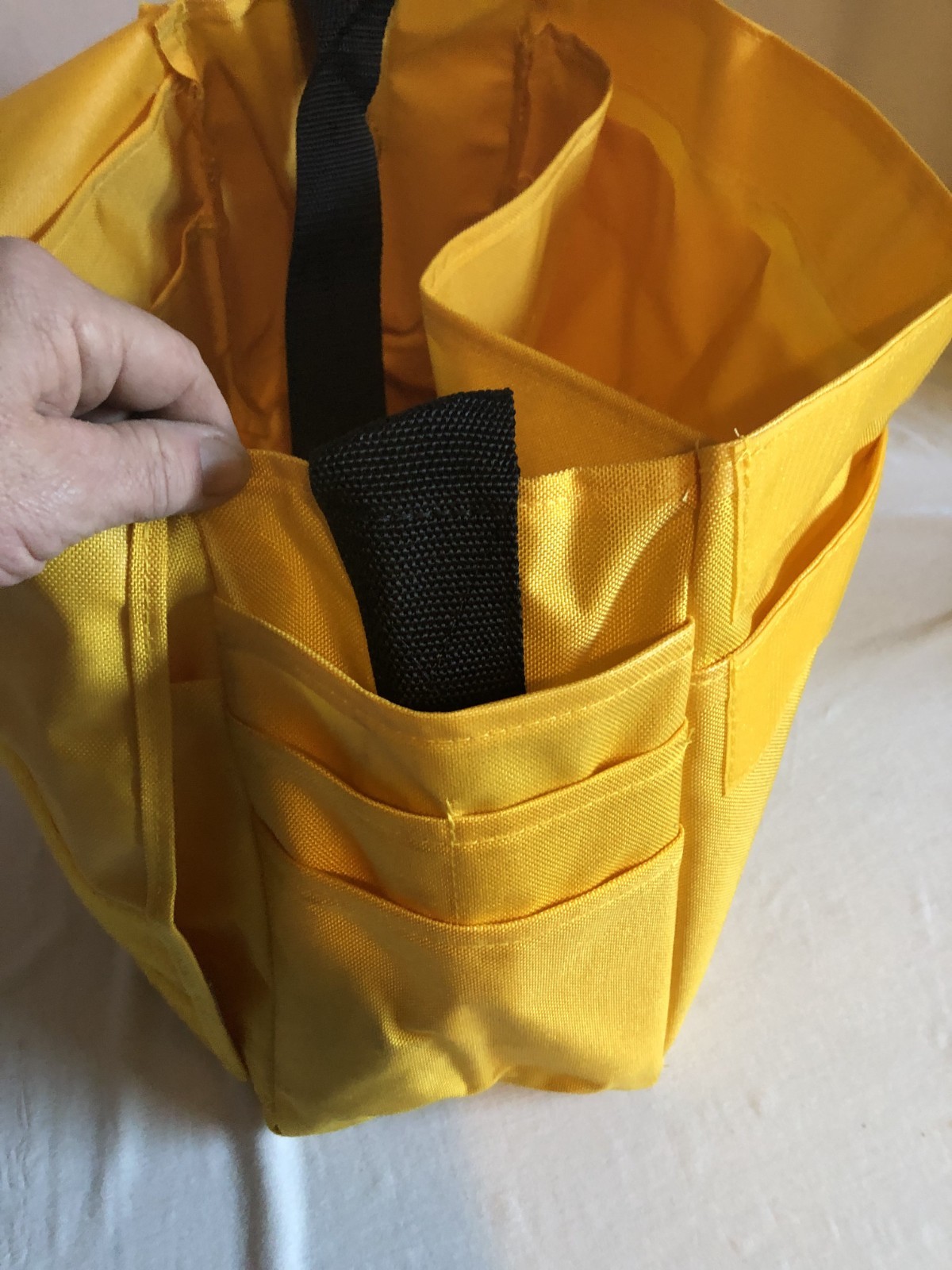 Klein Tools Tradesman Pro Backpack 39 Pocket PLUS yellow nylon carrier