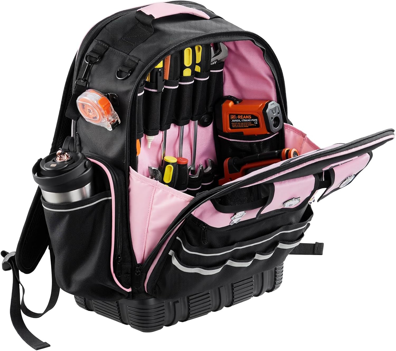Tool Backpack, 56 Pockets, Heavy-Duty Tools Storage Organizer Work Bags Backpack