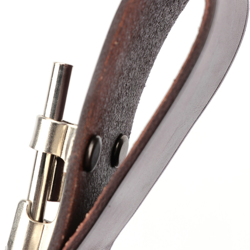 TOURBON Leather Tool Holster J Style Hook Power Drill Holder fit 3″ Width Belt