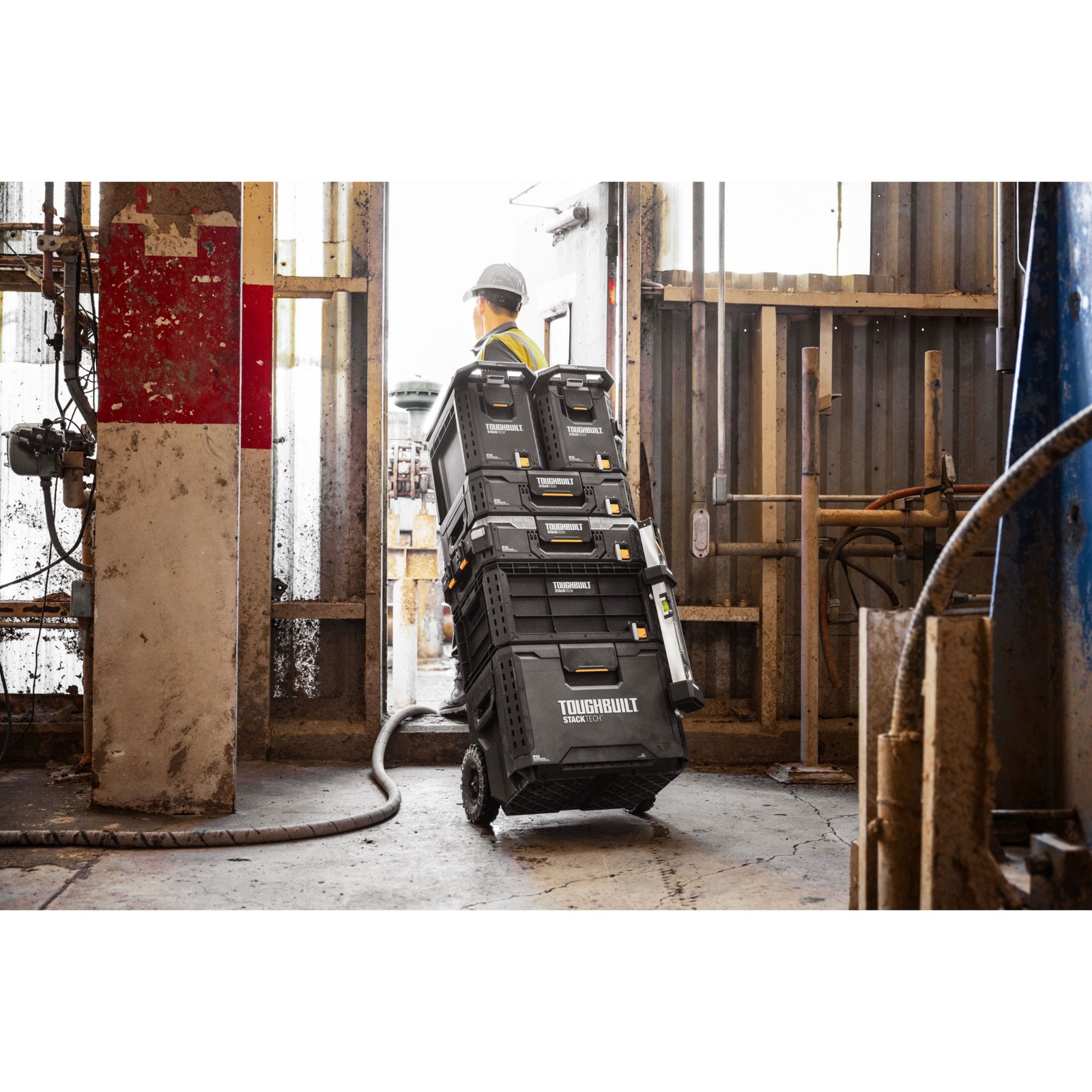 ToughBuilt StackTech Compact Low-Profile Organizer with Auto-Locking Interface