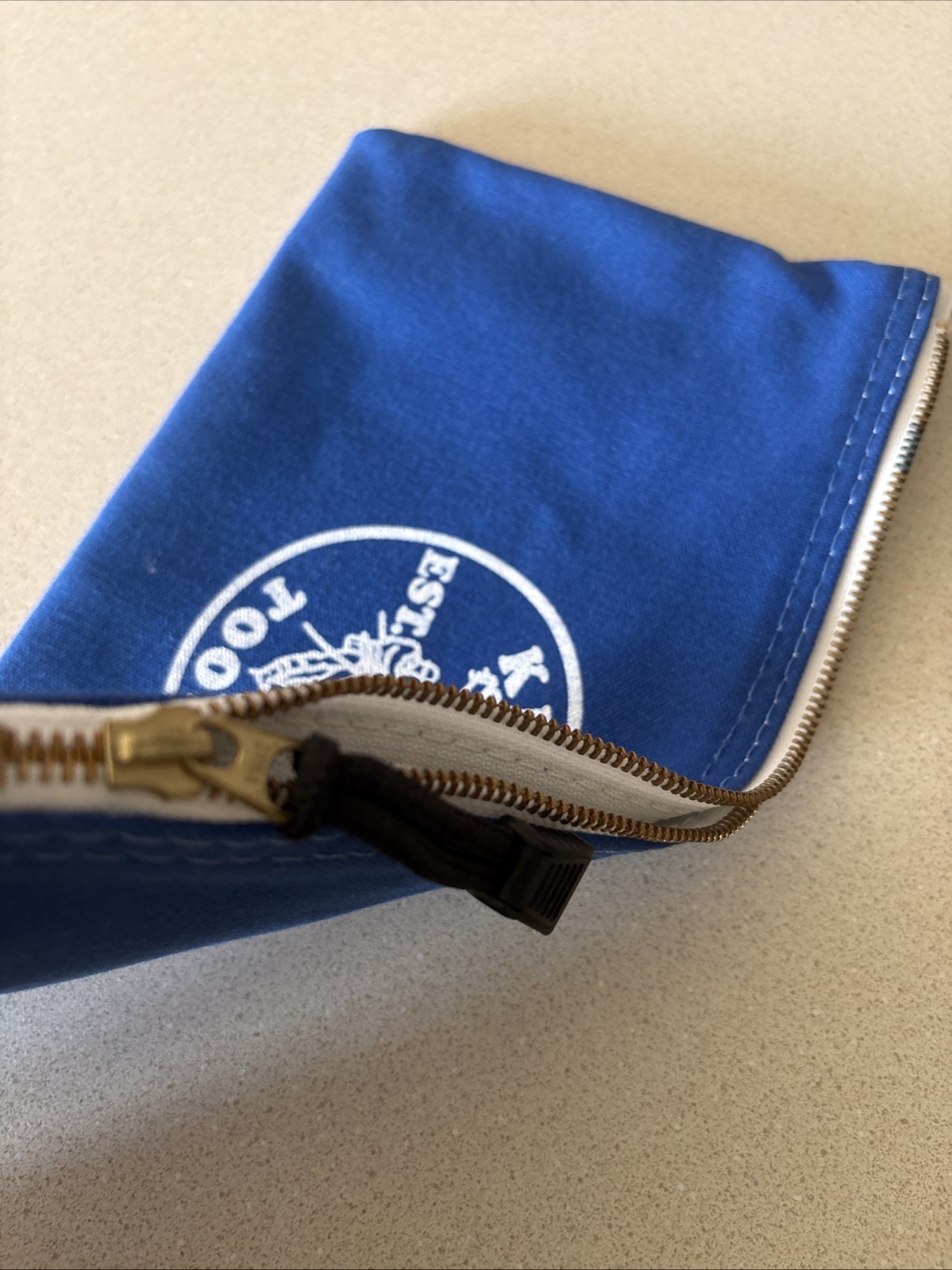 Klein Tools Canvas Tool Bag Blue/White 12.75″ x 7.25″ NEW Durable USA