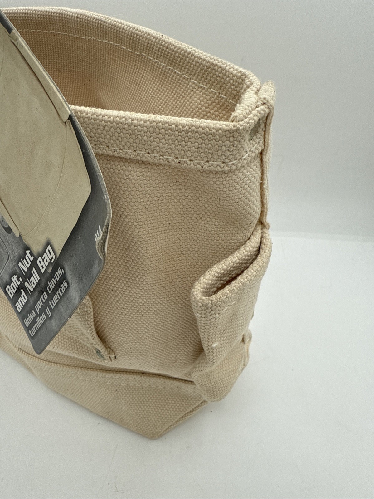 McGuire-Nicholas #914 Tool Bolt Nut & Nail Bag Canvas Pouch Made in India NOS