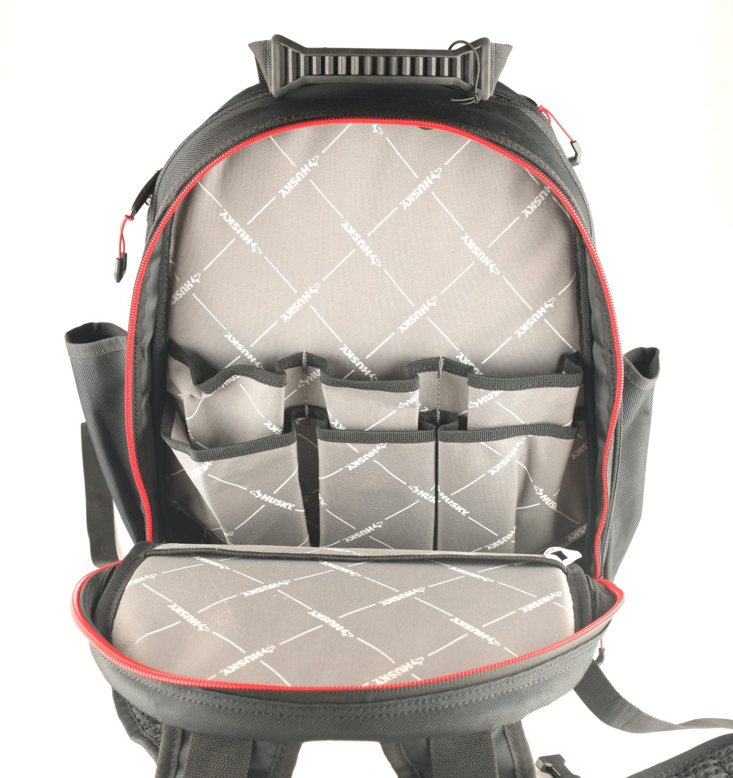*Husky 16 in Pro Tool Backpack Waterproof Hard Base Storage