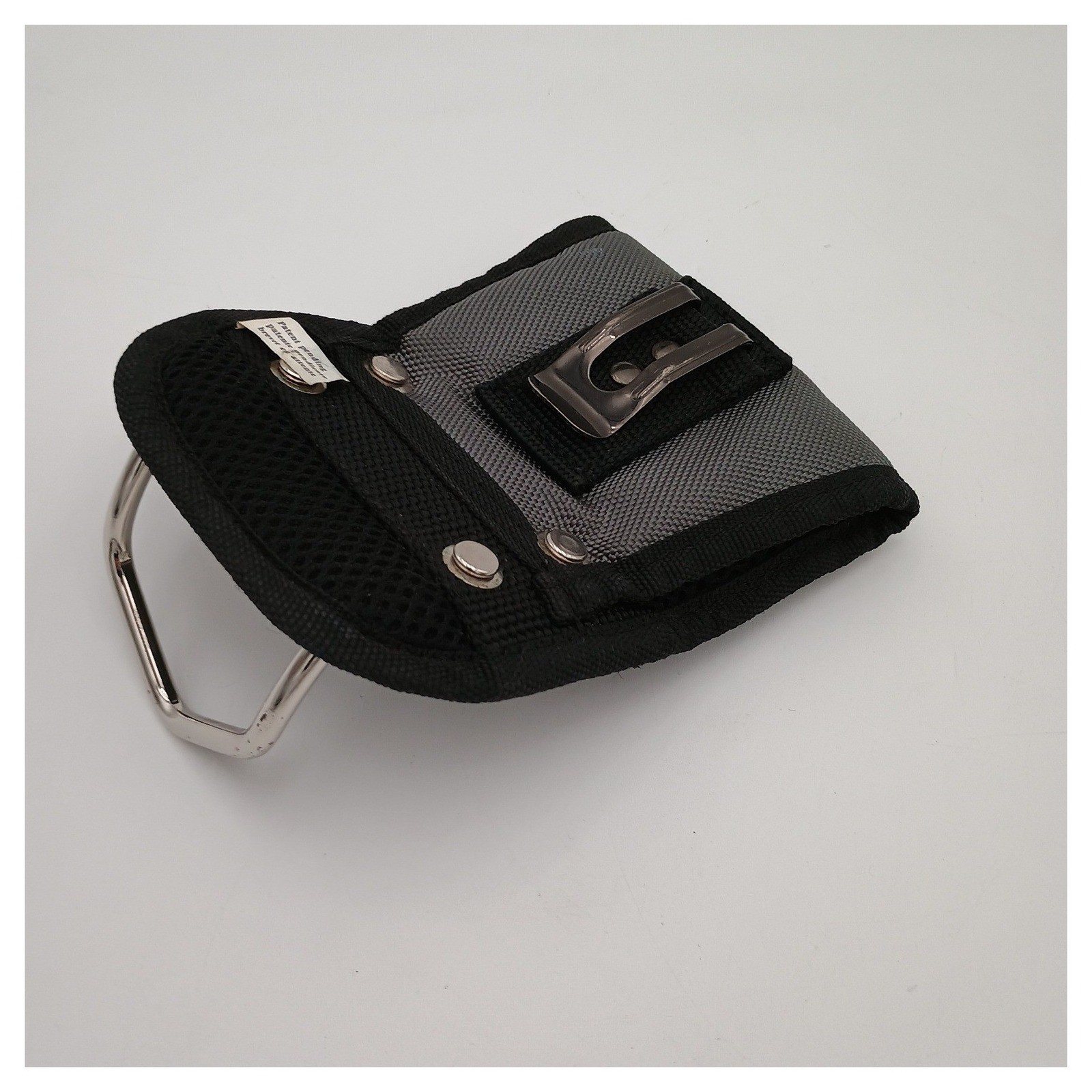 MagnoGrip Pro Magnetic Hammer Holster Ballistic Polyester Tool Belt Holder Gray
