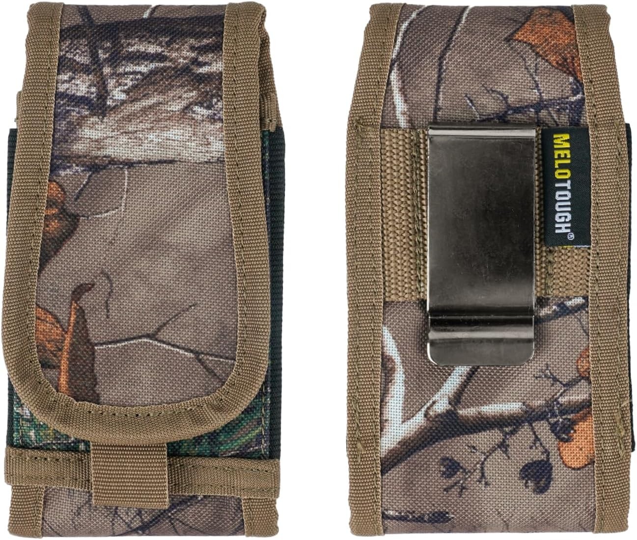 Camo Tool Belt with Suspenders, Heavy Duty Carpenter Tool Pouch