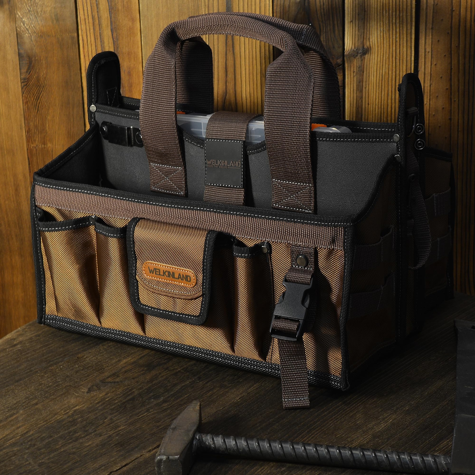 20pockets Tool Tote Electrician Tool Bag Hvac Tool Bag Tech Tool Bag Open Top To