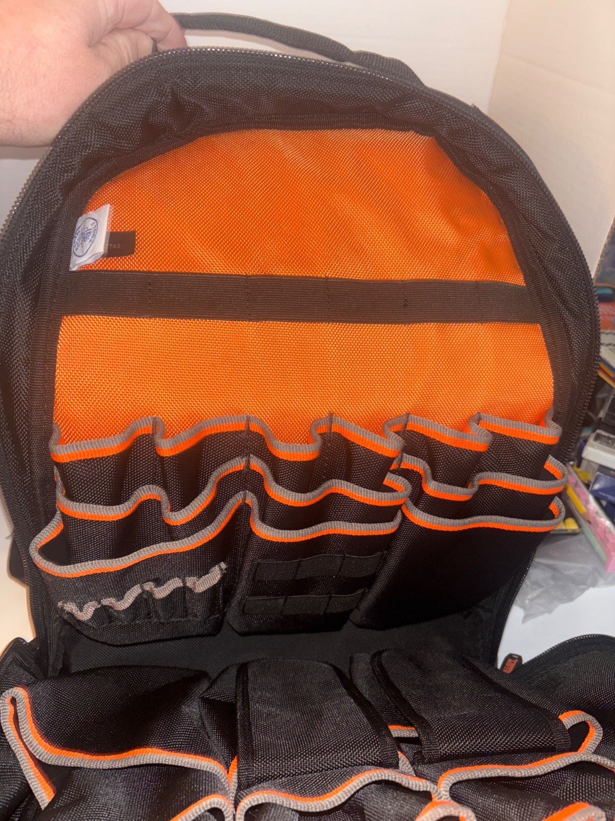 KLEIN Tools Tradesman Pro Tool Bag Backpack Black 55421BP-14