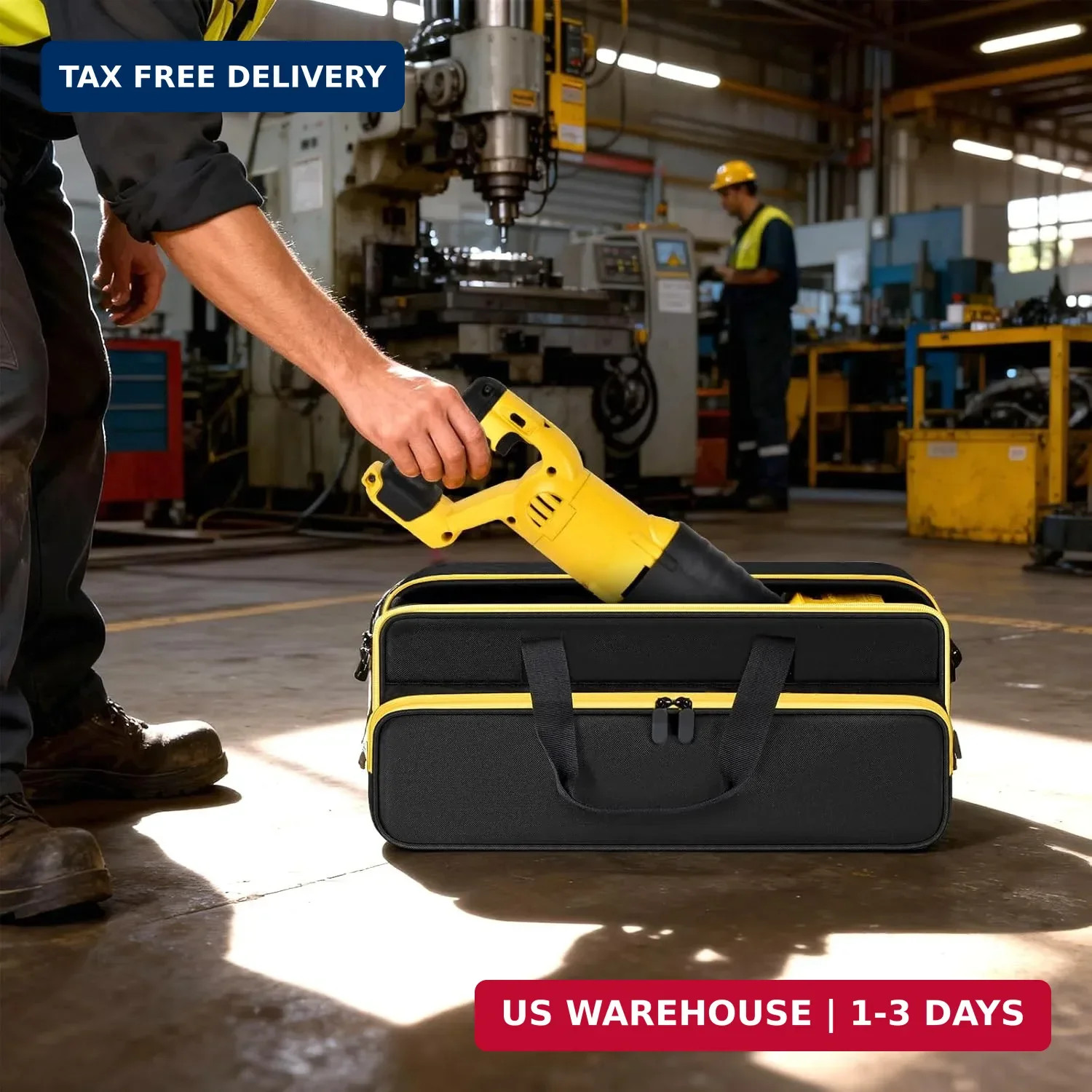 Tool Bag for DEWALT DCS380B 20V MAX Reciprocating Saw, for Makita JR184DZ / JR18