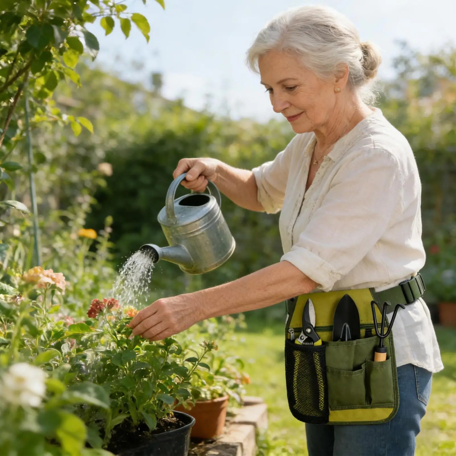 Handy Organizer Garden Tool Pouch – Unisex Utility Belt Apron for Gardening Gift