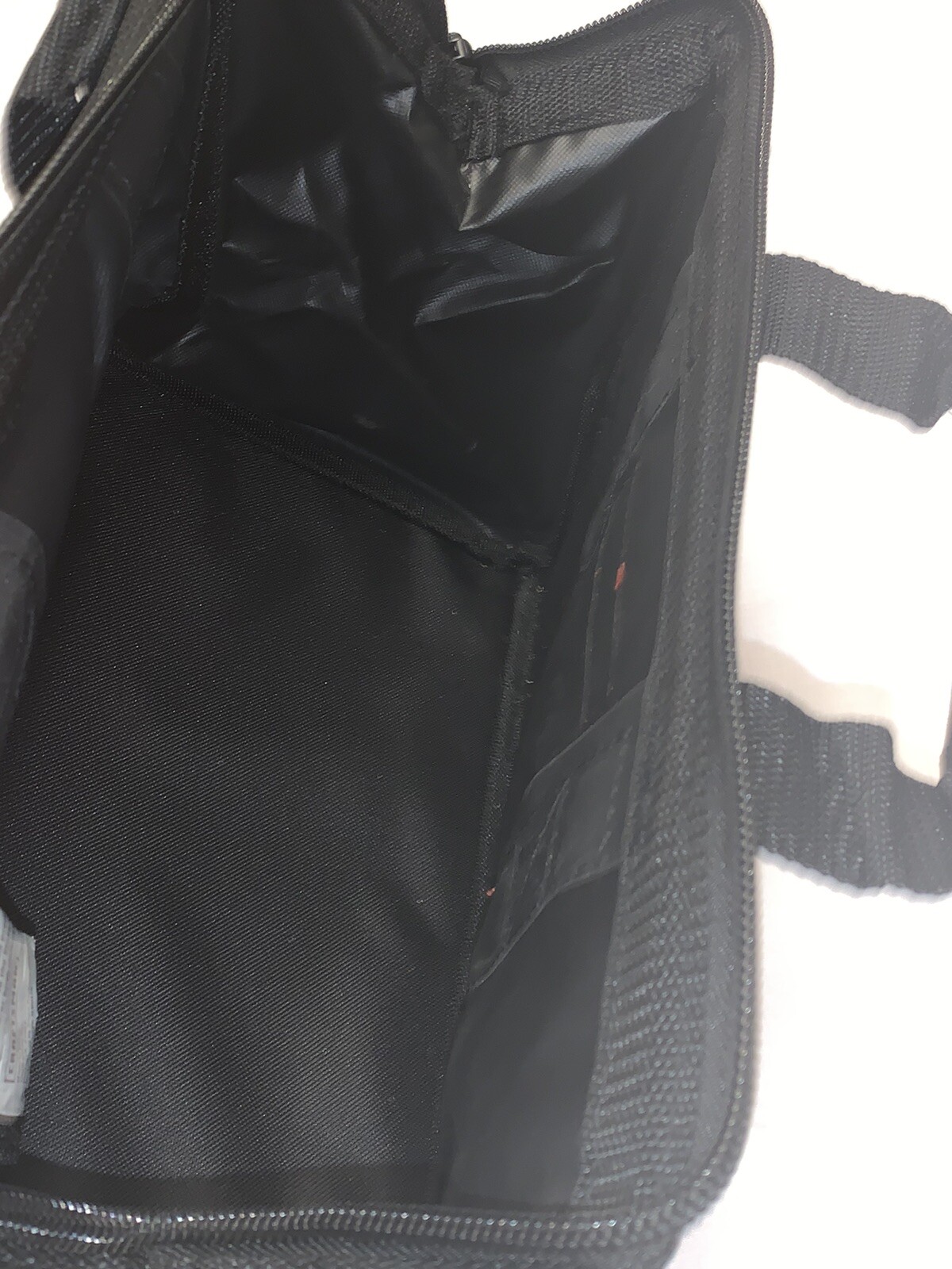 Craftsman 13”Tool Bag 37537Large Mouth Storage Bag Small Tools Black Red Used