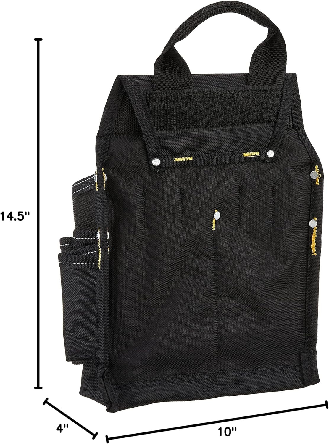 CLC 5505 Professional Electrician’S Tool Pouch, Ballistic Poly, 12Pocket , Blac