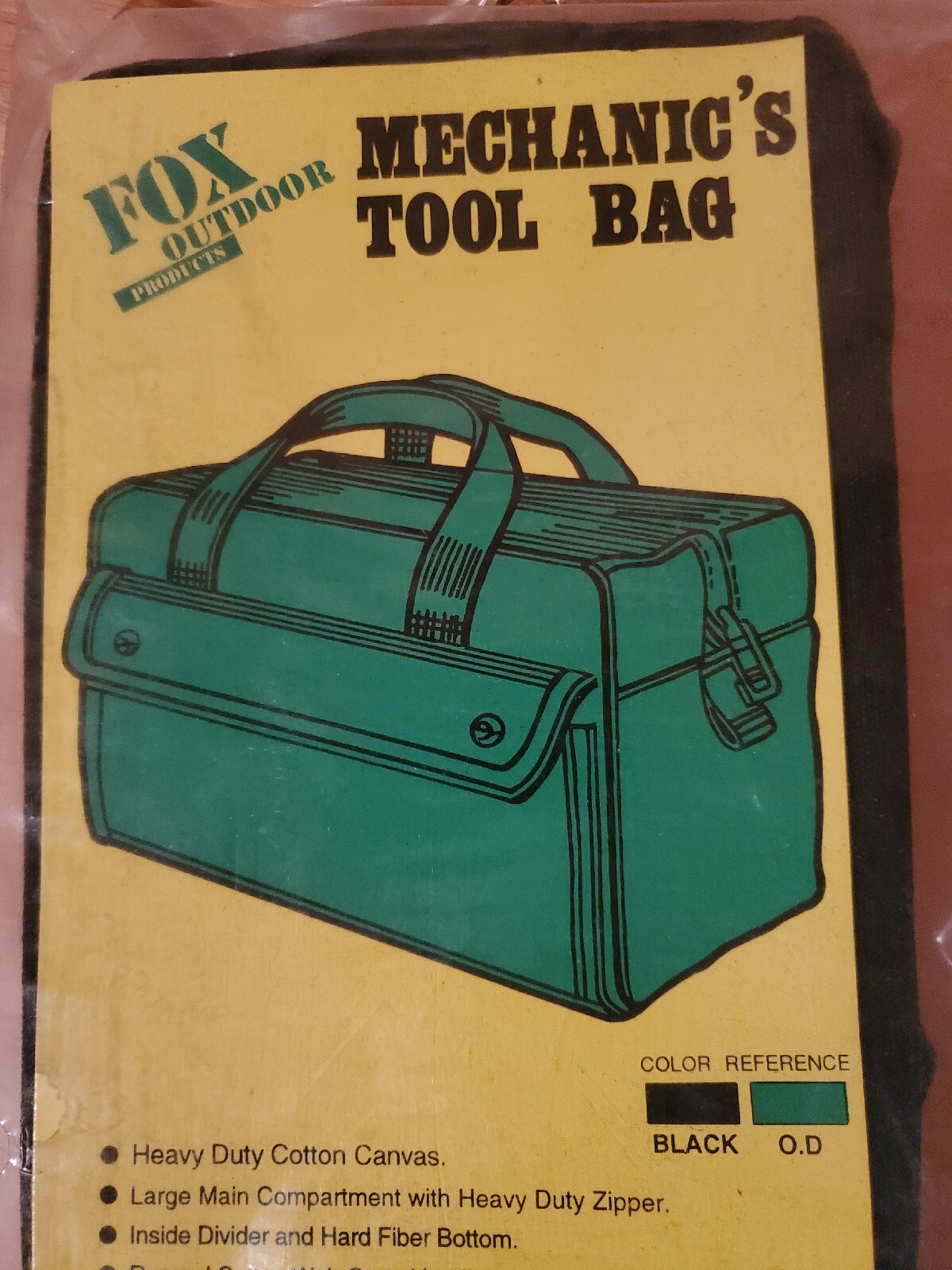 Cotton Canvas Mechanics Tool Bag Heavy Duty BLACK 11″x7″x6: