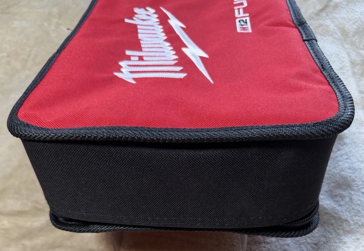 Milwaukee M12 Fuel Soft Tool Case Carry Storage Bag Red Black Replacement