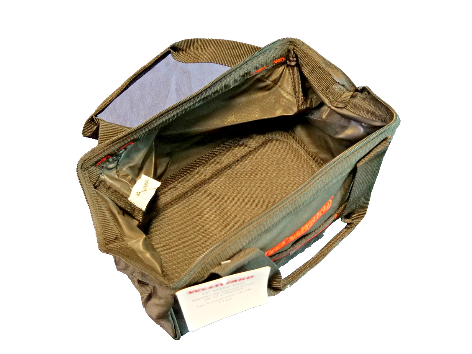 Westward 13″ Tool Bag – 3 Outside Pockets, Polyester, Black (53JW42)